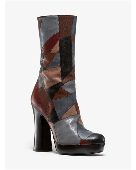 noah boots michael kors|Michael Kors leather platform boots.